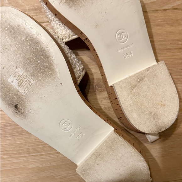 Chanel Beige Slide Sandals - Picture 7 of 7